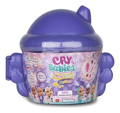 Cry Babies Bebe Lloron Lagrimas Magicas Casita Alada Violeta 1