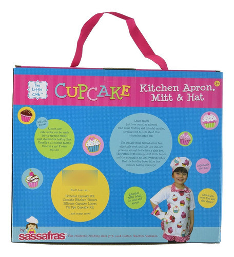 Sassafras Disfraz Cocina Niños Niñas Delantal Con Pañuelo 1