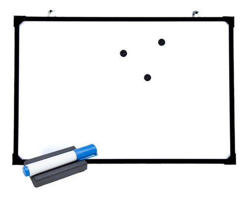 Pizarra Blanca Magnetica 40 X 60 + 1 Marcadores + Borrador 0