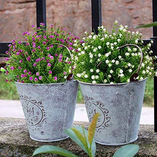 Getyard 12 Paquetes De Flores Artificiales Para Exteriores, 1