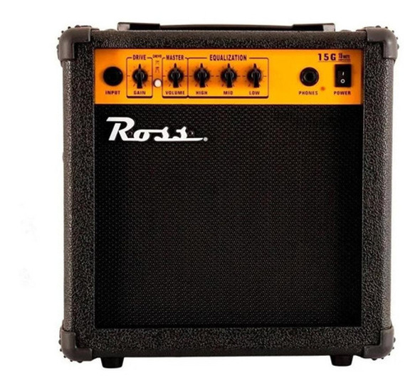 Amplificador Combo Guitarra 15 W Ross G-15 6,5 0