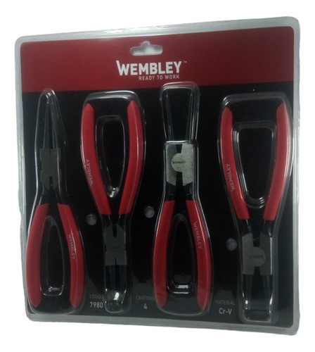Set Juego 4 Pinzas 4u Seguer Seeguer 7 Pulgadas Wembley 7980 1