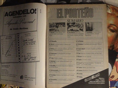 El Porteño N°42 Cerdos Y Peces Tanguito Colegio Militar Gays 1