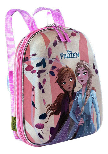 Lancheira Mochila Costa Pequena Frozen Elsa E Ana Diplomata 1