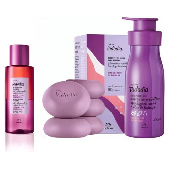 Kit Oleo, Jabon Y Crema Ciruela Y Flor De Vain - Yesi Natura 0 Kit Oleo, Jabon Y Crema Ciruela Y Flor De Vain - Yesi Natura 0