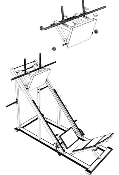 Projeto De Construção Aparelho De Academia - Leg Press 45° 1