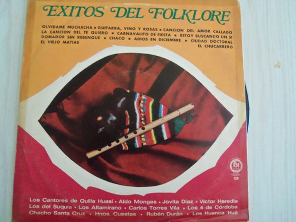 Vinilo Discos Éxitos Del Folklore, Asi 129 Microfon Argentin 0
