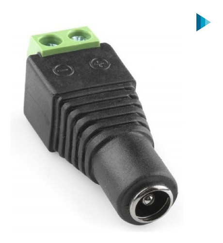 Conector Ficha Plug Hembra Alimentacion Dc Camara Led X 30u 0