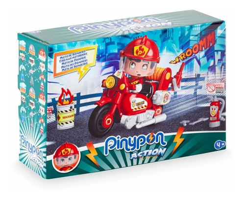 Pinypon Action Moto De Bomberos Con Acces Sharif Express 1