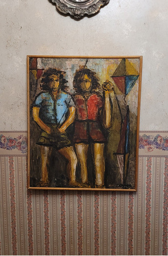 Quadro Carlos A. Gomes Crianças- Coleção Do Artista 1