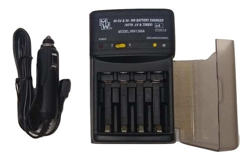 Cargador Inteligente De Pilas Aa Y Aaa  Para 12vdc 1