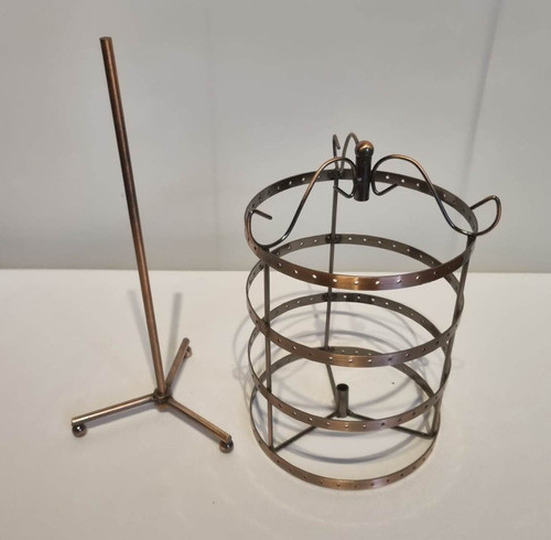 Exhibidor De Caravanas Giratorio Chico Anillos Alhajas 1