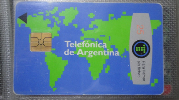 Tarjeta Telefonica  Decada 90 -  Telefonica De Argentina 1 0