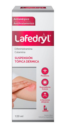 Lafedryl Suspensión Tópica Dérmica X120ml 0
