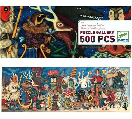 Puzzle Gallery Fantasy Orchestra 500 Piezas +8 Años - Djeco 1