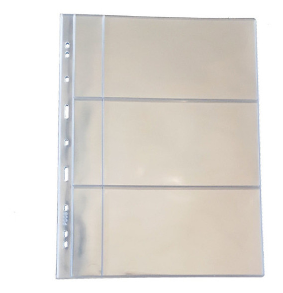 Kit 40 Folhas Cédulas Acetato 3 Div 32x24cm C/bolso Pro 0 Kit 40 Folhas Cédulas Acetato 3 Div 32x24cm C/bolso Pro 0