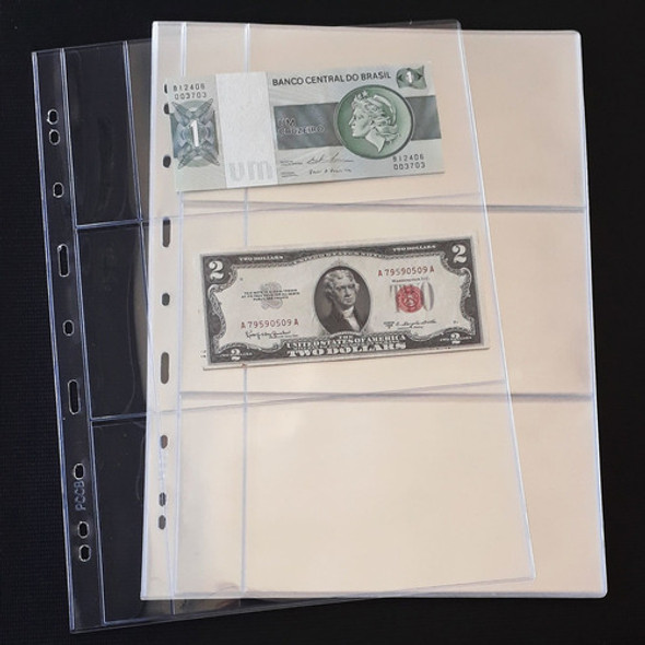 Kit 40 Folhas Cédulas Acetato 3 Div 32x24cm C/bolso Pro 1 Kit 40 Folhas Cédulas Acetato 3 Div 32x24cm C/bolso Pro 1