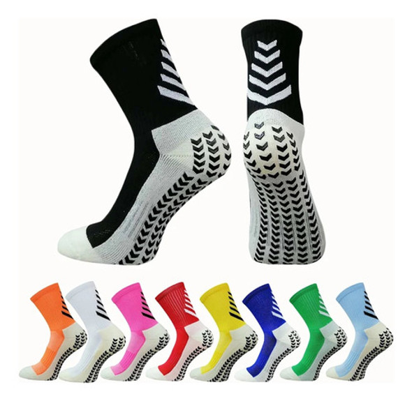 Medias  De Futbol  Con Antideslizante Adulto Pack X2 Med077 0