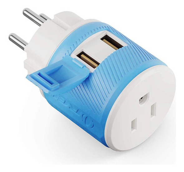 Orei Israel Palestine Travel Plug Adapter Dual Usb 0
