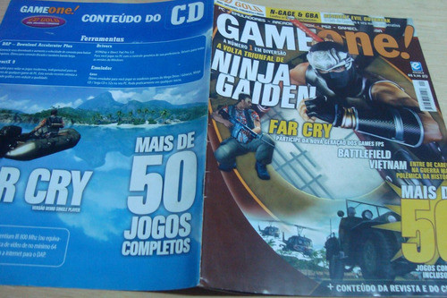 Revista Escala Game One 9 / Ninja Gaiden Battlefield Far Cry 1