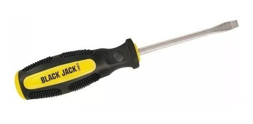 Destornillador Punta Plana Black Jack 6 X 125 Mm Cromo Vanad 0