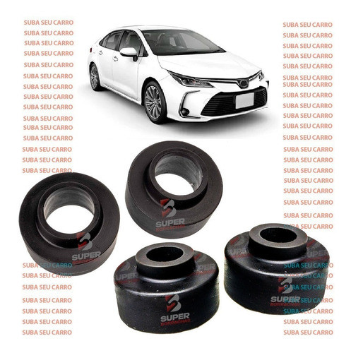 Kit Lift Sobe Carro Dianteira + Traseira Corolla 2021/22/23 0