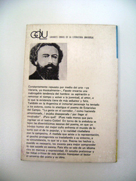 Fausto Criollo Estanislao Del Campo Poesia Kapelusz Ok Boedo 1