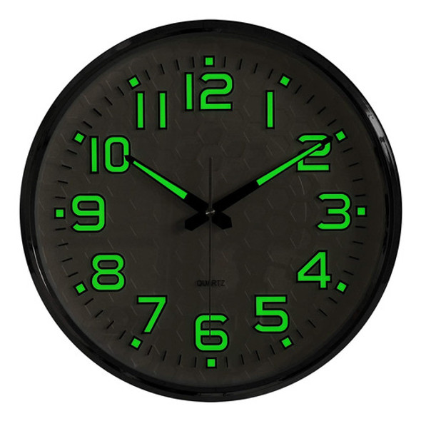 Reloj De Pared Plumeet De 13 , Silencioso, Con Luz De Noche 0