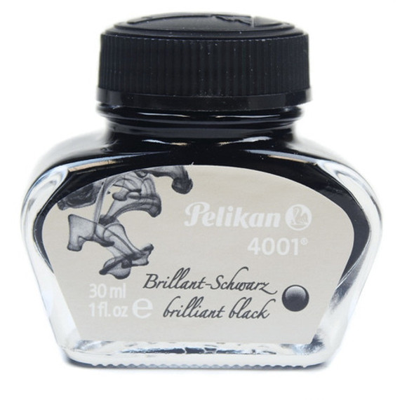 Tinta Para Caneta Tinteiro Pelikan 4001 30ml Preto 0