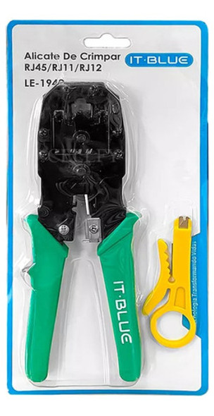 Alicate Crimpar Decapador Terminal Cabo Rede Rj11 Rj12 Rj45 0