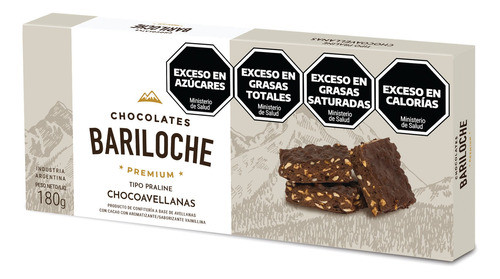 Praline De Chocoavellanas Premuim Bariloche 180 Gr. 0