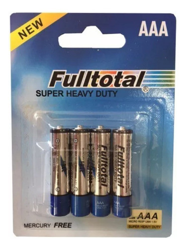 Pilas Aaa Fulltotal Pila Super Heavy Duty Pack X 4 0
