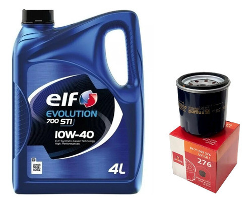 Filtro Aceite Renault Fluence 2.0 M4r + Aceite Elf 700 X 4 L 1