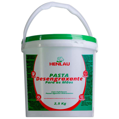 Pasta Desengraxante Para As Mãos Com Esfoliante 2,5kg Henlau 0