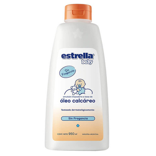 6 Unid Oleo Calcareo Estrella Baby Sin Fragancia 950 ml 1