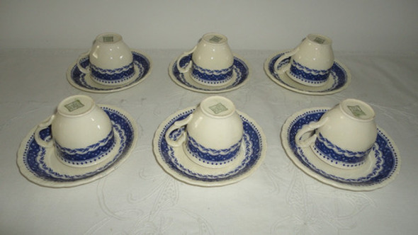 Tazas De Cafe Loza Inglesa Antiguas Diseño Guarda Miralas 1