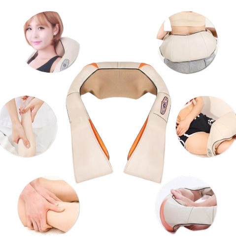 Shiatsu Eléctrico Amasador Masajeador De Cuello Hombro Masaj 0