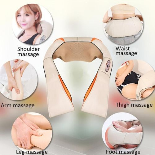 Shiatsu Eléctrico Amasador Masajeador De Cuello Hombro Masaj 1