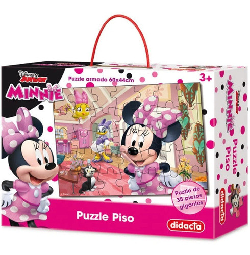 Puzzle De Piso Minnie Y Daisy -35 Piezas Gigantes 0