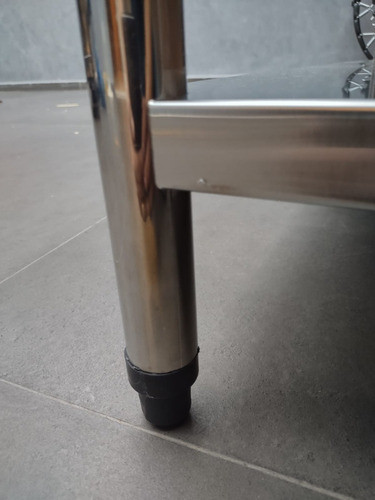 Bancada Mesa Inox Industrial Prateleira Paneleiro 120x60x90 1