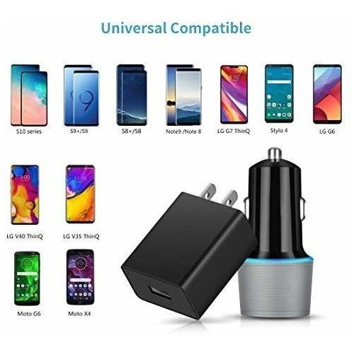 Kit De Cargador Rapido Compatible Con LG Stylo 4v40 Thinqv3 1
