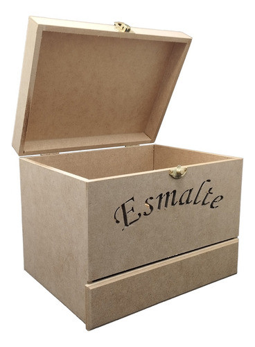 Caixa Para Esmalte Maleta Mdf 24 Div. E Gaveta - Manicure 0