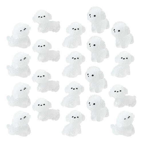 Estátua De Cachorrinho Fofa De Animal Que Brilha No Escuro, 1