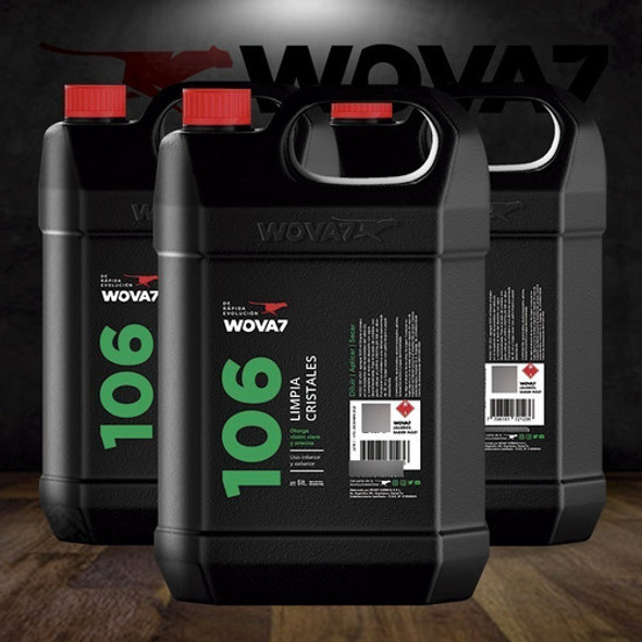Wova7 | 106 | Limpia Cristal Vidrio | Glass Cleaner | 5 Litr 1