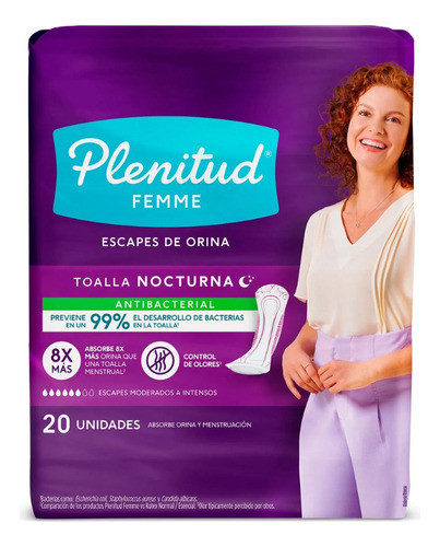 Toallas Plenitud Femme Escapes Moderados A Intensos X20 0