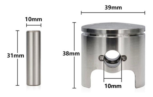 Kit De Pistón Motosierra Motomel Mpro 42 ( 39mm) 1