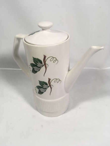 Cafetera De Loza Vintage Con Detalle- C11 1 Cafetera De Loza Vintage Con Detalle- C11 1