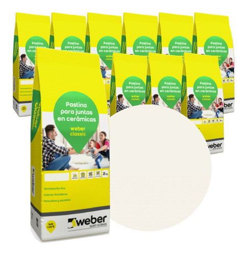 Pack De 10 Unidades Pastinas Classic Weber Color Perlato 0