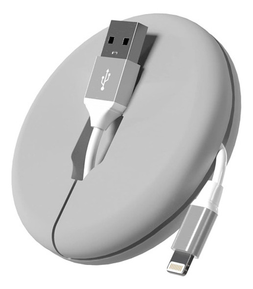 Talk Funciona Cable Lightning A Usb-a Con Soporte De Cable D 0