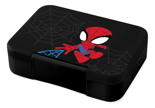 Caja De Lunch Spider-man Para Niños, 5 Compartimentos 1